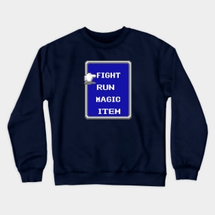 JRPG Battle Window Command Crewneck Sweatshirt